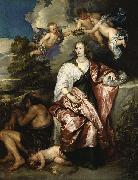 Anthony Van Dyck Lady Digby painting